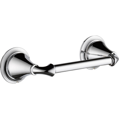 Delta Linden Chrome STANDARD Bathroom Accessory Set Includes: 24" Towel Bar, Toilet Paper Holder, Robe Hook, and Towel Ring D10101AP