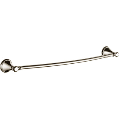 Delta Cassidy Polished Nickel BASICS Bathroom Accessory Set Includes: 24" Towel Bar, Toilet Paper Holder, and Robe Hook D10022AP