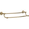 Delta Cassidy Champagne Bronze DELUXE Accessory Set: 24" Towel Bar, Paper Holder, Towel Ring, Robe Hook, Tank Lever, & 24" Double Towel Bar D10027AP