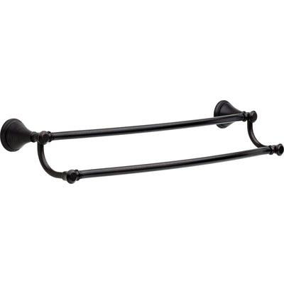 Delta Cassidy Venetian Bronze DELUXE Accessory Set: 24" Towel Bar, Paper Holder, Towel Ring, Robe Hook, Tank Lever, & 24" Double Towel Bar D10030AP