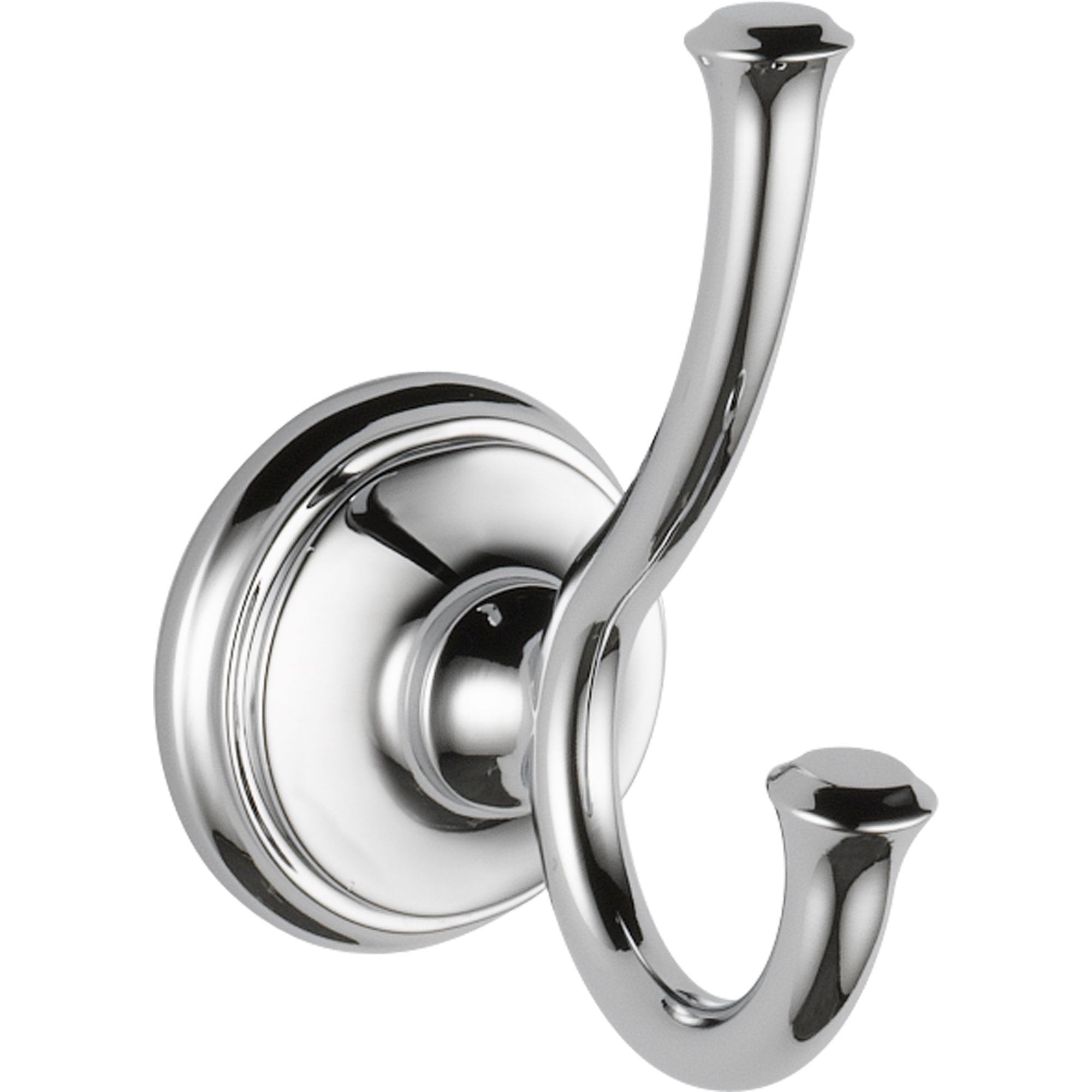 Delta Cassidy Bathroom Accessory Double Chrome Robe Hook 579488