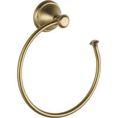 Delta Cassidy Champagne Bronze STANDARD Bathroom Accessory Set Includes: 24" Towel Bar, Toilet Paper Holder, Robe Hook, and Towel Ring D10026AP