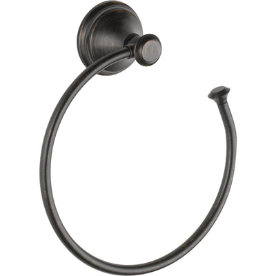 Delta Cassidy Venetian Bronze STANDARD Bathroom Accessory Set Includes: 24" Towel Bar, Toilet Paper Holder, Robe Hook, and Towel Ring D10029AP