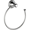 Delta Cassidy Bathroom Accessory Chrome Open Hand Towel Ring 579490