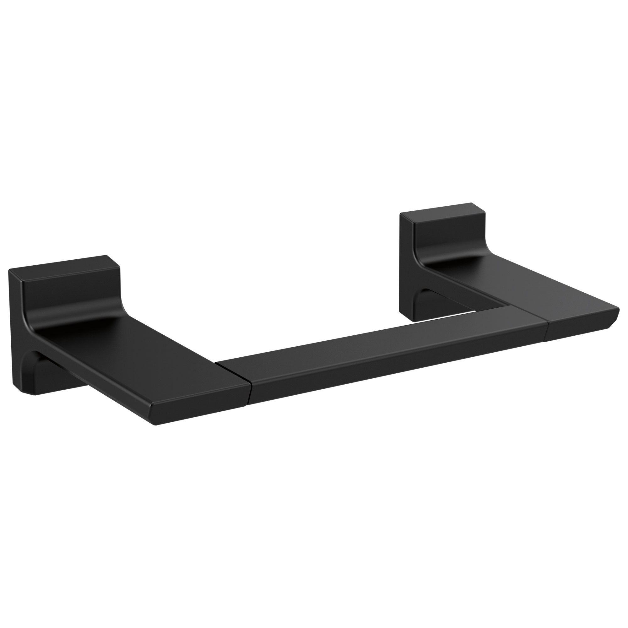 Delta Pivotal Matte Black Finish 8" Mini Small Single Towel Bar D79908BL