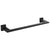 Delta Pivotal Matte Black Finish 18" Single Towel Bar D79918BL