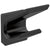 Delta Pivotal Matte Black Finish Double Robe Hook D79936BL