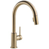 Delta Trinsic Champagne Bronze Finish Single Handle Pull-Down Kitchen Limited Swivel D9159CZLSDST