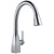 Delta Mateo Collection Arctic Stainless Steel Finish Modern Single Lever Handle Pull-Down Kitchen Sink Faucet 729167