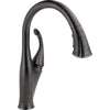 Delta Venetian Bronze Addison Single Handle Water Efficient Pull-Down Kitchen Faucet, Soap Dispenser, and Pull-Out Bar / Prep Faucet Package D079CR