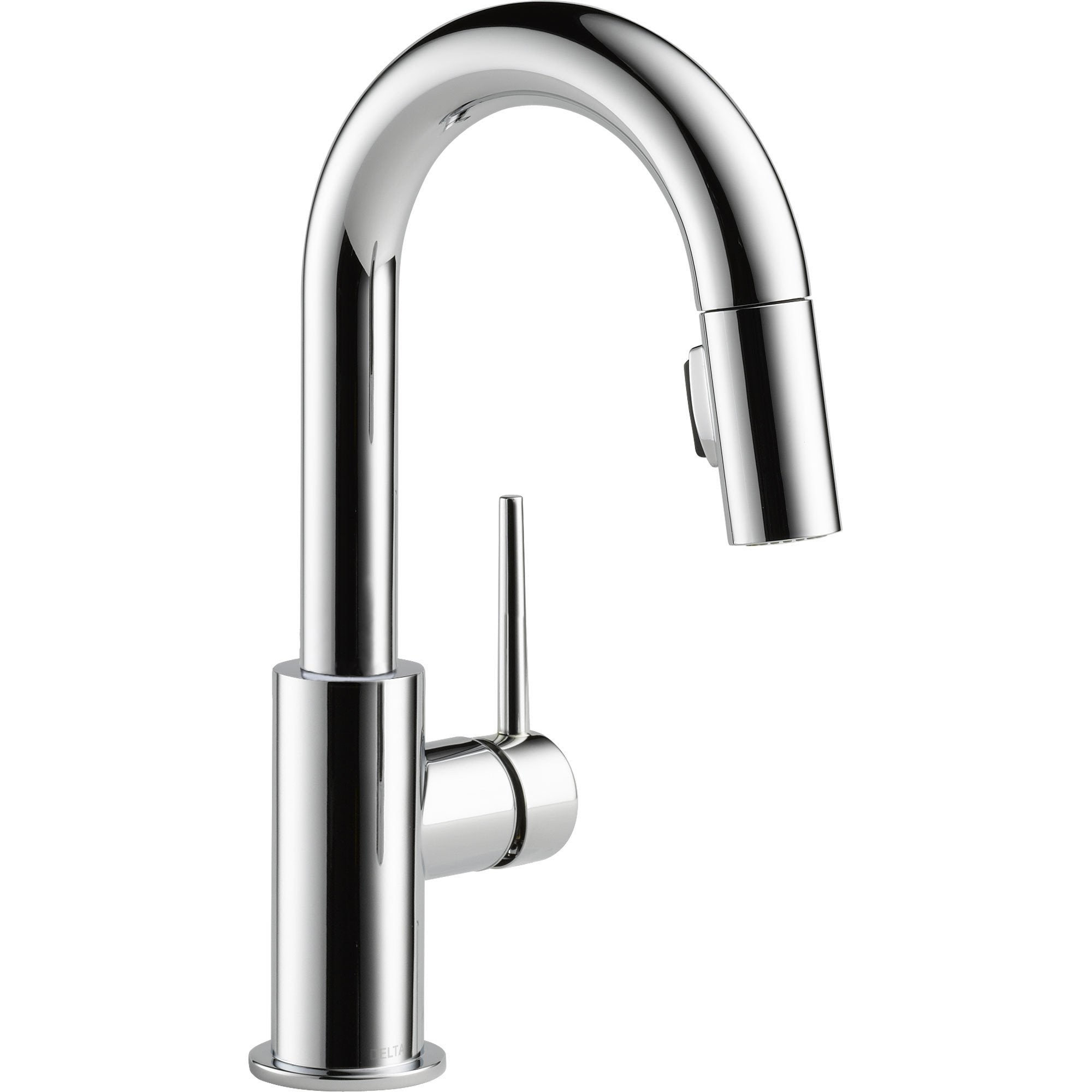 Delta Trinsic Modern Chrome Single Handle Pull-Down Sprayer Bar Faucet 542656