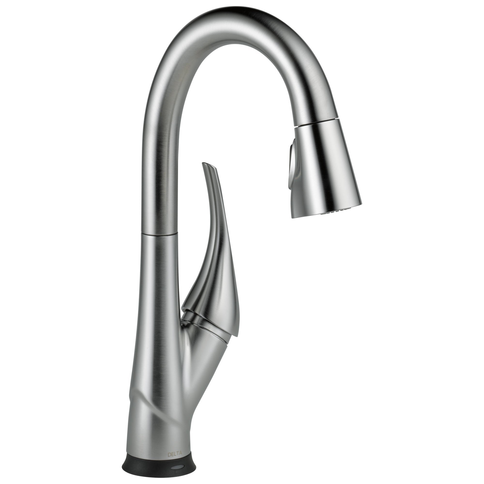 Delta Esque Collection Arctic Stainless Steel Finish Single Handle Electronic Modern Pull-down Bar/Prep Faucet with Touch2O D9981TARDST