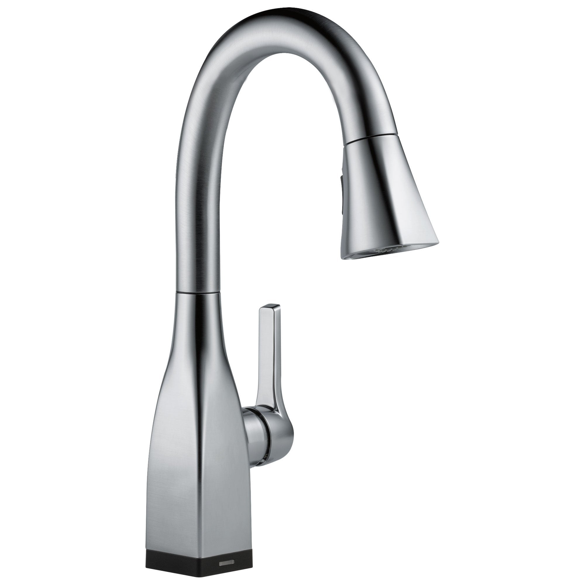 Delta Mateo Collection Arctic Stainless Steel Finish Modern Single Handle Pull-Down Electronic Bar / Prep Sink Faucet with Touch2O Technology 732802