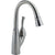 Delta Allora Arctic Stainless Single Handle Pull-Down Sprayer Bar Faucet 573006