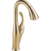 Delta Addison Champagne Bronze Single Handle Pull-Down Sprayer Bar Faucet 612352