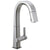 Delta Pivotal Arctic Stainless Steel Finish Single Handle Pull Down Bar/Prep Faucet D9993ARDST