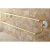 Bathroom Accessory Polished Brass 24" Double Towel Bar Dual Towel Rack BA1113PB