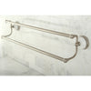 Bathroom Accessories Satin Nickel 24" Double Towel Bar Dual Towel Rack BA1113SN