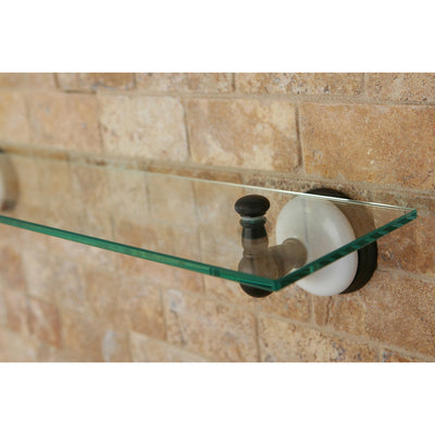 Kingston Tempered Bathroom Oil Rubbed Bronze Glass Shelf BA1119ORB