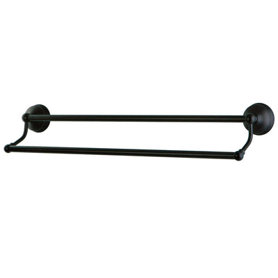 Bathroom Accessories Oil Rubbed Bronze 24" Double Dual Towel Bar Rack BA1163ORB