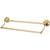 Bathroom Accessory Polished Brass 24" Double Towel Bar Dual Towel Rack BA1163PB