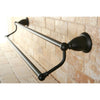 Bathroom Accessories Oil Rubbed Bronze 24" Double Dual Towel Bar Rack BA1753ORB