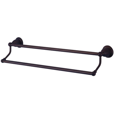 Bathroom Accessories Oil Rubbed Bronze 24" Double Dual Towel Bar Rack BA1753ORB