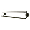 Bathroom Accessories Oil Rubbed Bronze 24" Double Dual Towel Bar Rack BA2713ORB