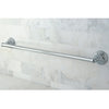 Kingston Brass Silver Sage Chrome 24" Towel Bar Rack BA2971C