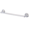 Kingston Brass Silver Sage Chrome 24" Towel Bar Rack BA2971C