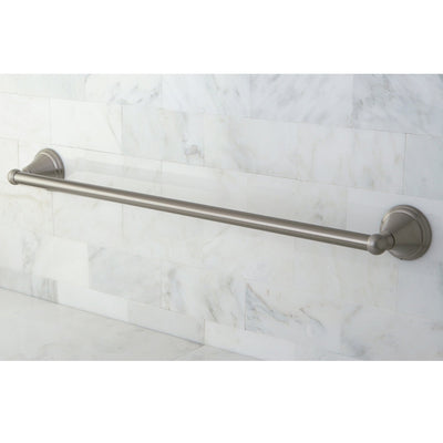 Kingston Brass Silver Sage Satin Nickel 24" Towel Bar Rack BA2971SN