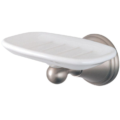 Kingston Brass Silver Sage Satin Nickel Wall Mounted Soap Dish BA2975SN