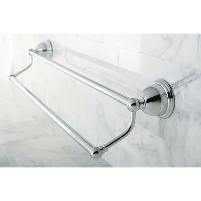 Bathroom Accessories Chrome 24" Double Towel Bar Dual Towel Rack BA3963C