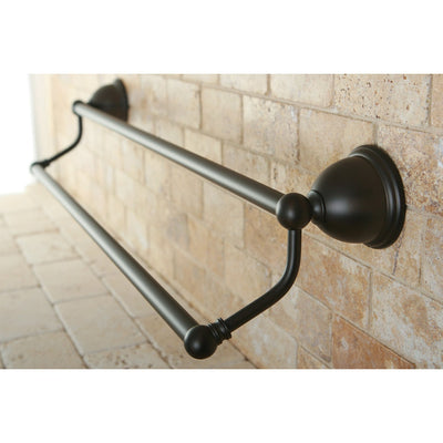 Bathroom Accessories Oil Rubbed Bronze 24" Double Dual Towel Bar Rack BA3963ORB