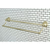 Bathroom Accessory Polished Brass 24" Double Towel Bar Dual Towel Rack BA3963PB