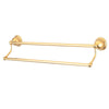 Bathroom Accessory Polished Brass 24" Double Towel Bar Dual Towel Rack BA3963PB