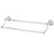 Bathroom Accessories Chrome 24" Double Towel Bar Dual Towel Rack BA5563C