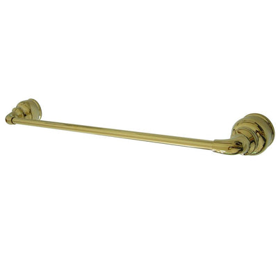 Kingston Brass Polished Brass Magellan 18" towel rack single towel bar BA602PB