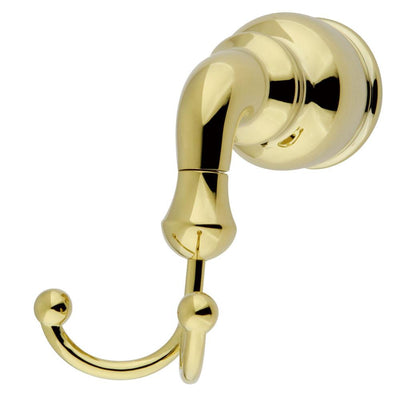 Kingston Brass Polished Brass Magellan wall mounted robe or towel hook BA607PB