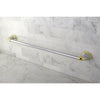 Kingston Chrome/Polished Brass Magellan ii 24" single towel bar rack BA621CPB