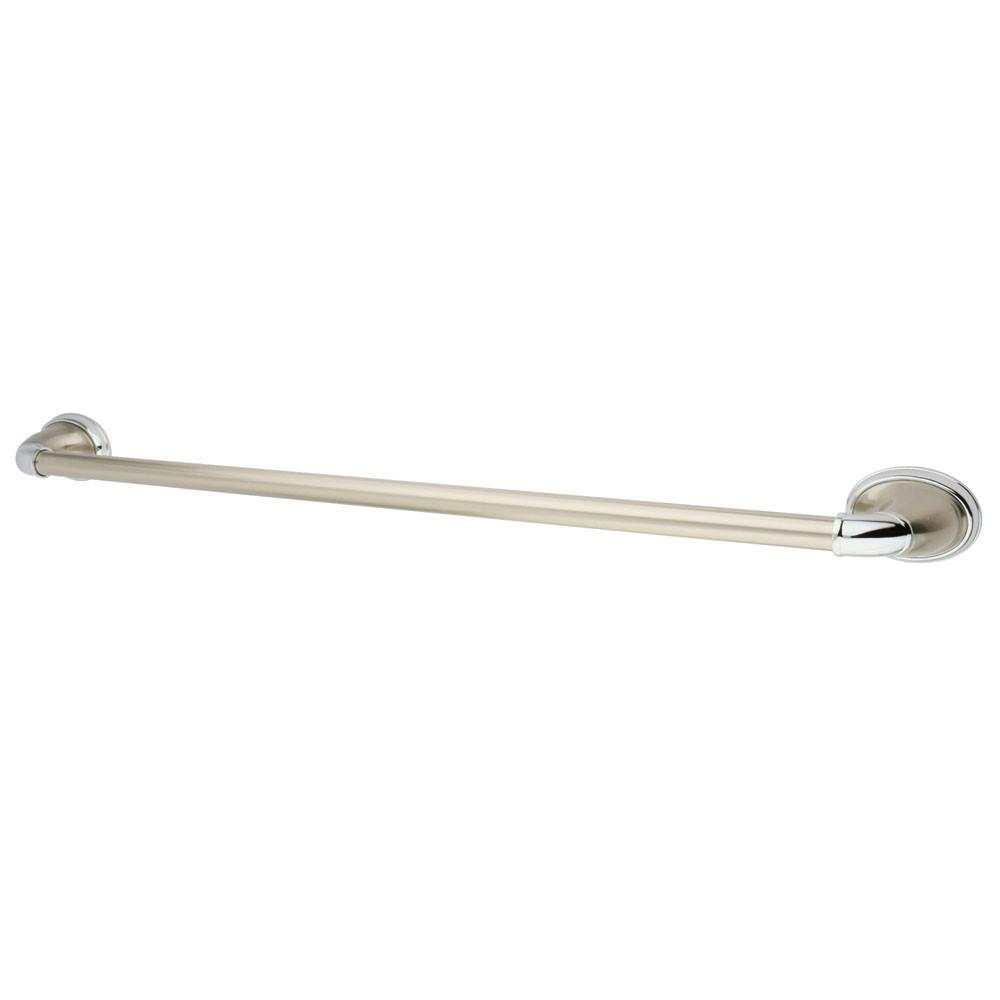 Kingston Satin Nickel/Chrome Magellan ii 24" single towel bar rack BA621SNCP