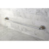 Kingston Satin Nickel/Chrome Magellan ii 24" single towel bar rack BA621SNCP