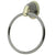 Satin Nickel/Polished Brass Magellan ii 6" towel rack hand towel ring BA624SNPB