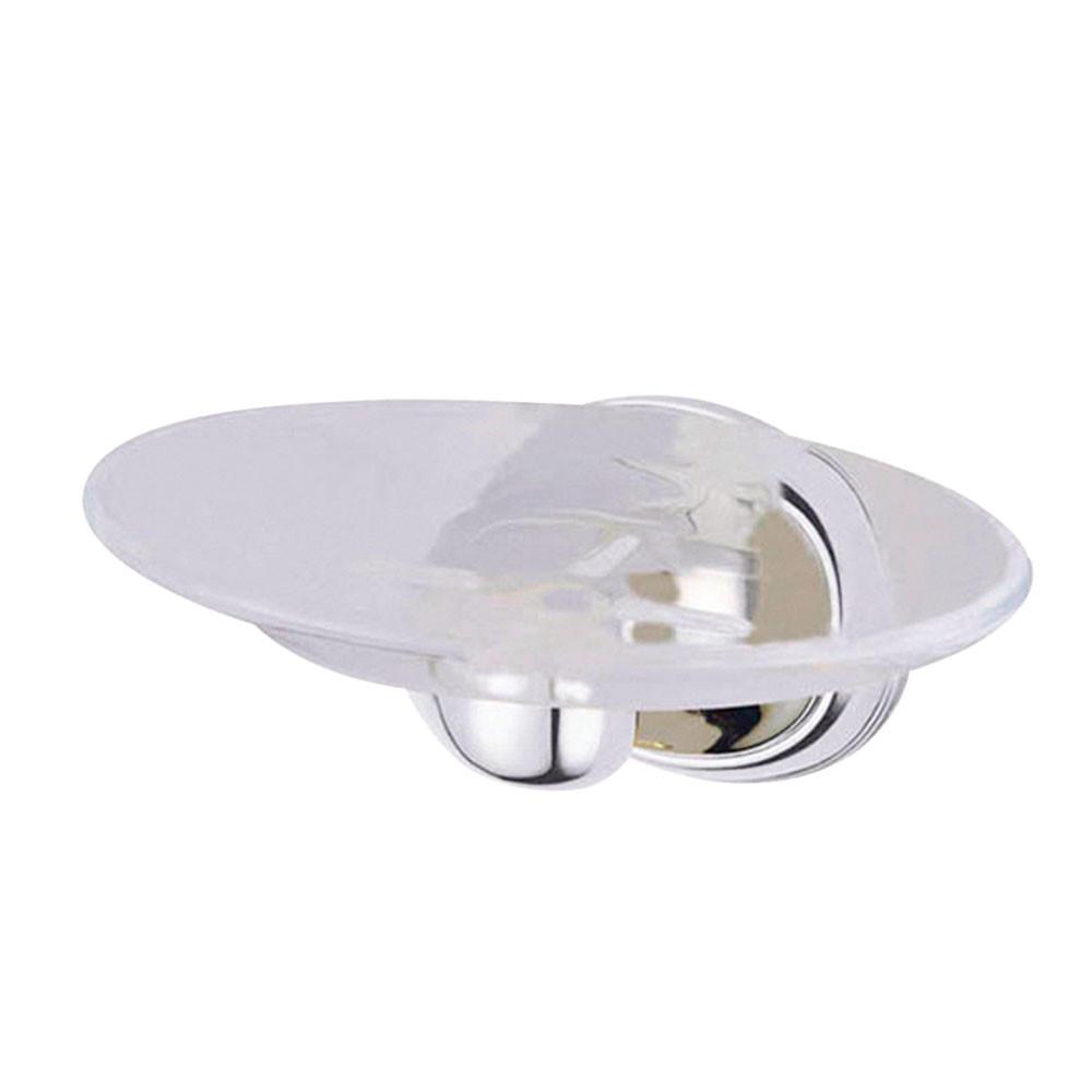 Kingston Satin Nickel/Chrome Magellan ii wall mount soap dish BA625SNCP