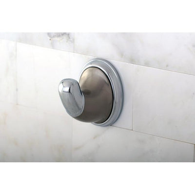 Kingston Satin Nickel/Chrome Magellan ii wall mount robe or towel hook BA627SNCP