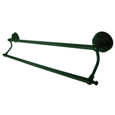 Bathroom Accessories Oil Rubbed Bronze 24" Double Dual Towel Bar Rack BA7613ORB