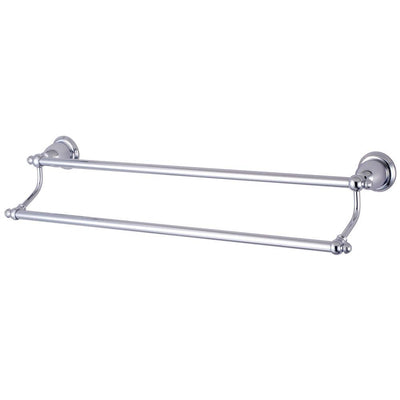 Kingston Brass Chrome English Vintage 24" Dual Double Towel Bar BA7973C