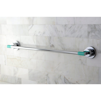 Kingston Brass Green Eden Chrome Bathroom Accessory: 24" Towel Bar BA8211CDGL