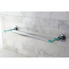 Kingston Green Eden Chrome Bathroom Accessory: 24" Double Towel Bar BA8213CDGL