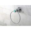 Kingston Green Eden Chrome Bathroom Accessory: 6" Hand Towel Ring BA8214CDGL